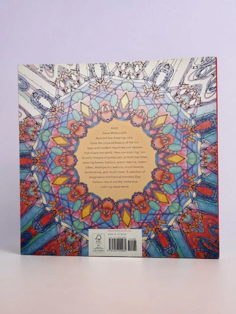 Fantastic Machines Adult Coloring Book #CRA3 - Picture 2 of 6